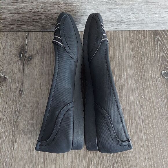 Baretraps Pralie Black Flat Slip On Shoes Size 10W - Picture 7 of 9